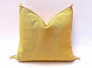 Yellow Pillows silk All sizes ,Pillow Cactus Silk, Yellow Lumbar Cushion Handmade Silk Decorative Pillow - product image 4