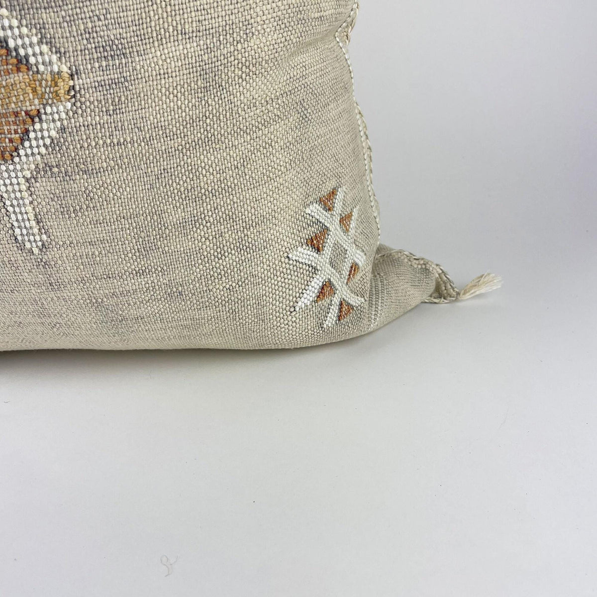 Beige Moroccan Cactus Silk Pillow ALL SIZES - product image 3