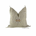 Beige Moroccan Cactus Silk Pillow ALL SIZES - product image 1