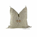Beige Moroccan Cactus Silk Pillow ALL SIZES - product image 1
