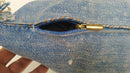 Blue Moroccan Cactus Silk Pillow ALL SIZES - product image 8