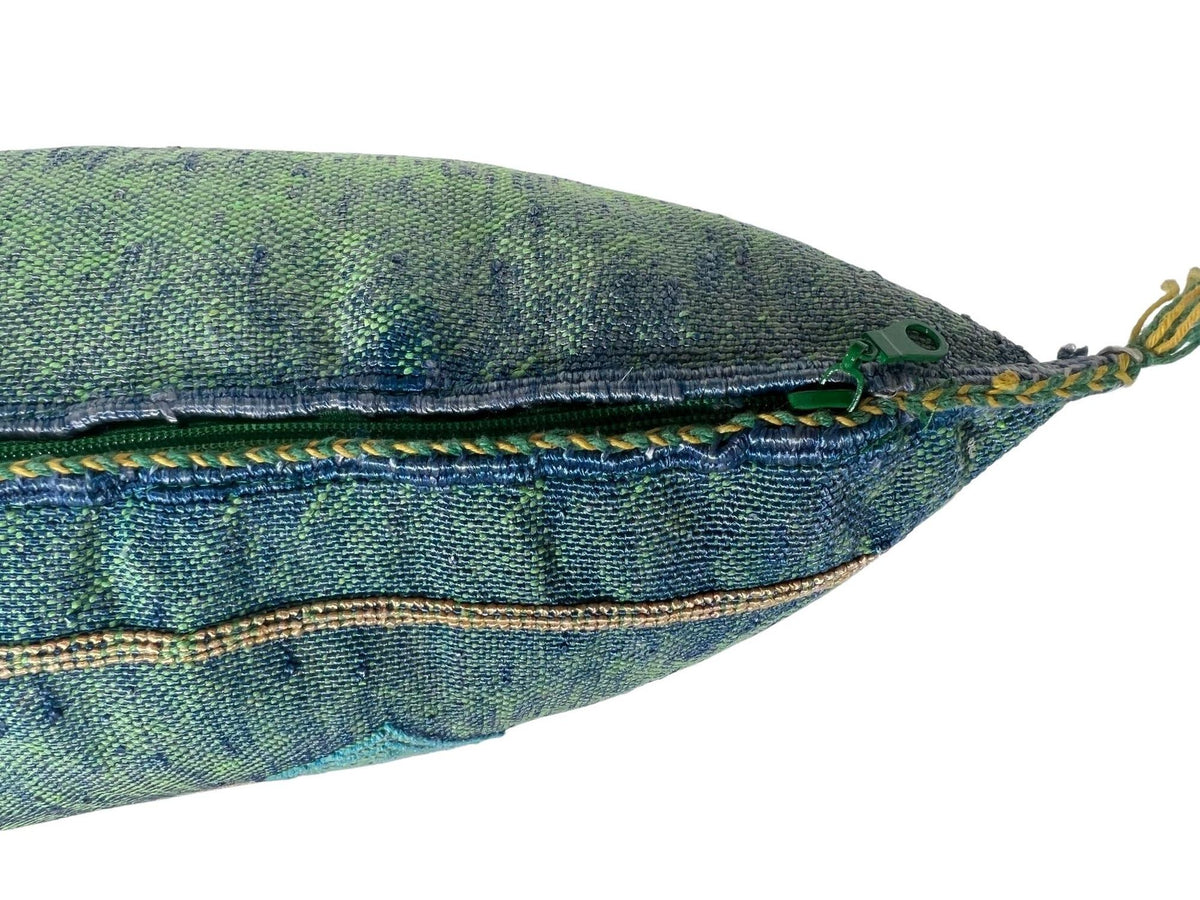 Green Moroccan Cactus Silk Pillow ALL SIZES - product image 10