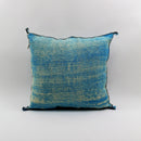 Sky Blue Pillows silk All sizes ,Pillow Cactus Silk, BlueLumbar Cushion Handmade Silk Decorative Pillow - product image 2