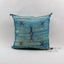 Sky Blue Pillows silk All sizes ,Pillow Cactus Silk, BlueLumbar Cushion Handmade Silk Decorative Pillow - product image 1