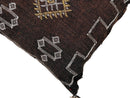 Brown Pillows silk All sizes ,Pillow Cactus Silk, Moroccan Lumbar Cushion Handmade Silk Decorative Pillow - product image 4