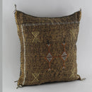 Brown Cactus silk pillow, Moroccan Sabra cushion, cactus silk pillow, Berber Sabra cushion, Pillow Throw - product image 5