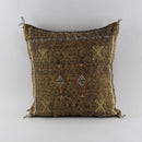 Brown Cactus silk pillow, Moroccan Sabra cushion, cactus silk pillow, Berber Sabra cushion, Pillow Throw - product image 8