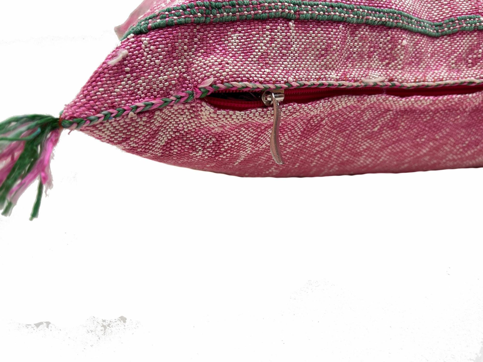 Washed Purple Pillows silk - Cactus Silk Pillow - Lumbar Cushion Handmade- Cactus Silk - Decorative Pillo - product image 7