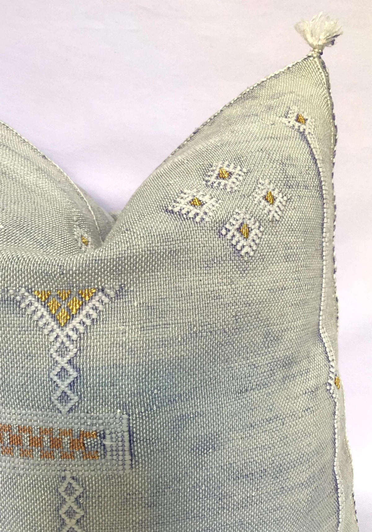 Gray Moroccan Cactus Silk Pillow ALL SIZES - product image 6
