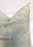 Gray Moroccan Cactus Silk Pillow ALL SIZES - product image 6