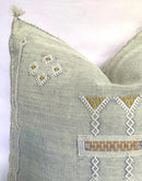 Gray Moroccan Cactus Silk Pillow ALL SIZES - product image 8