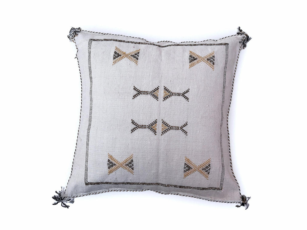 White Pillows silk All sizes ,Pillow Cactus Silk, White Lumbar Cushion Handmade Silk Decorative Pillow, M - product image 4
