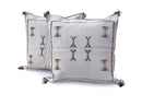 White Pillows silk All sizes ,Pillow Cactus Silk, White Lumbar Cushion Handmade Silk Decorative Pillow, M - product image 8