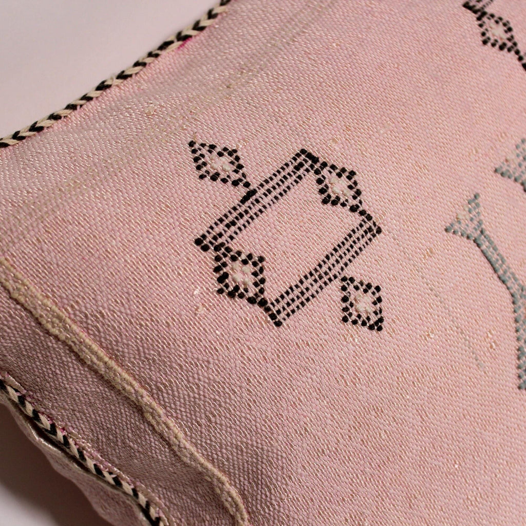 Pink Moroccan Cactus Silk Pillow ALL SIZES - product image 7