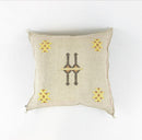 Beige Pillows silk All Sizes - Moroccan Cactus Silk pillow - pillow Cactus Silk - Throw pillow case, Lumb - product image 2