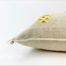 Beige Pillows silk All Sizes - Moroccan Cactus Silk pillow - pillow Cactus Silk - Throw pillow case, Lumb - product image 4