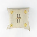 Beige Pillows silk All Sizes - Moroccan Cactus Silk pillow - pillow Cactus Silk - Throw pillow case, Lumb - product image 10