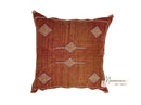 Orange Moroccan Cactus Silk Pillow ALL SIZES - product image 5