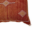 Orange Moroccan Cactus Silk Pillow ALL SIZES - product image 4