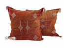 Orange Moroccan Cactus Silk Pillow ALL SIZES - product image 9